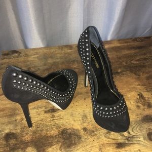 Sergio Rossi studded suede heels. Size 6